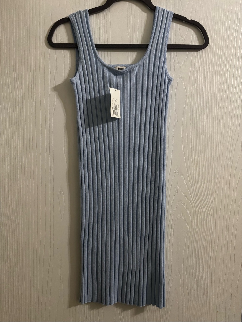 A new day Ribbed Tank Bodycon Dress in Light Blue Size S - Picture 3 of 4